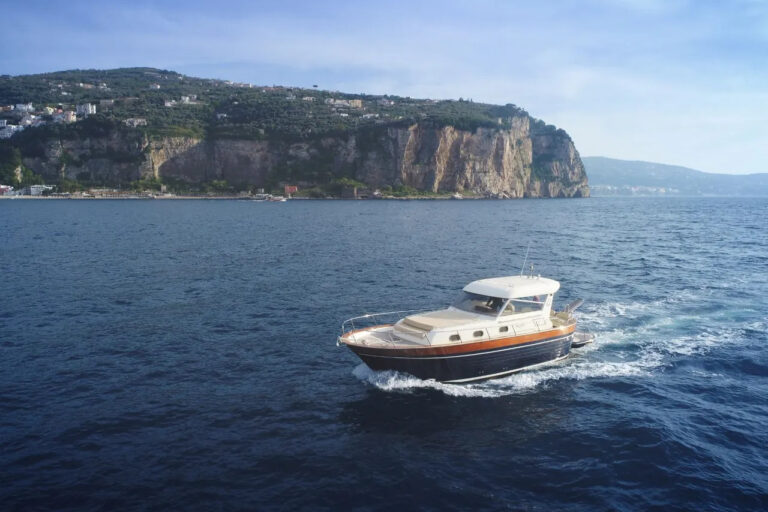 Capri Charter Boat tour Positano Capri Island Sorrento Nerano Massa lubrense Gozzo transfer boat 10